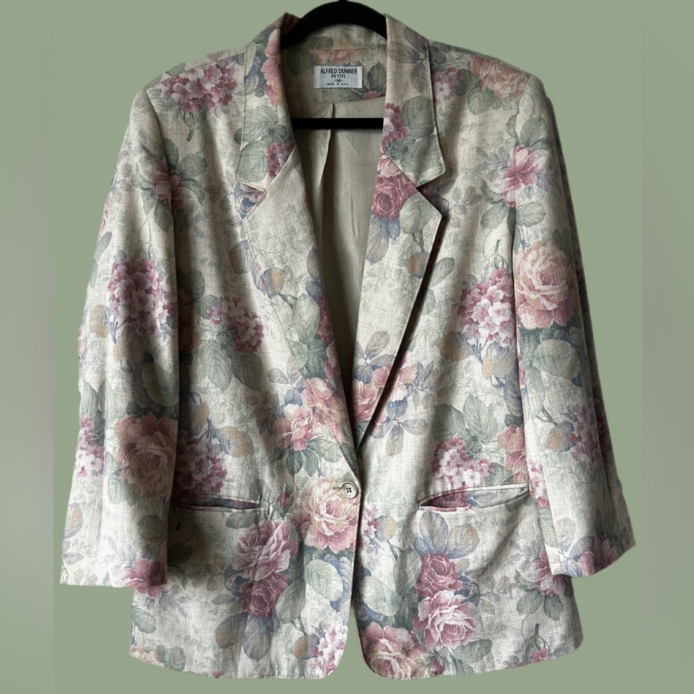 VTG ALFRED DUNNER | Floral Blazer
